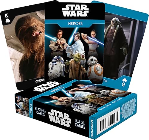 Miniatura 7 de AQUARIUS Star Wars - Baraja de cartas con temática de villanos del lado oscuro para tus juegos de cartas favoritos, mercancía y coleccionables con