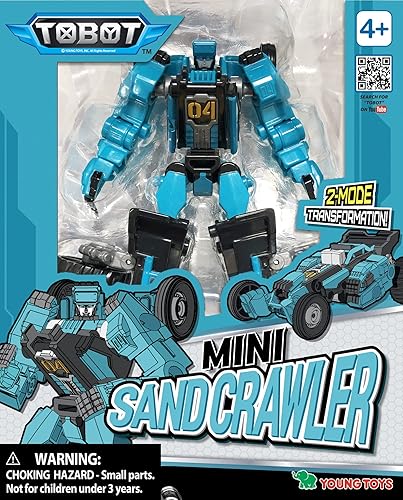 Miniatura 3 de TOBOT GD Mini Sand Crawler, Youngtoys transforma el vehículo coleccionable en personaje de animación de robot