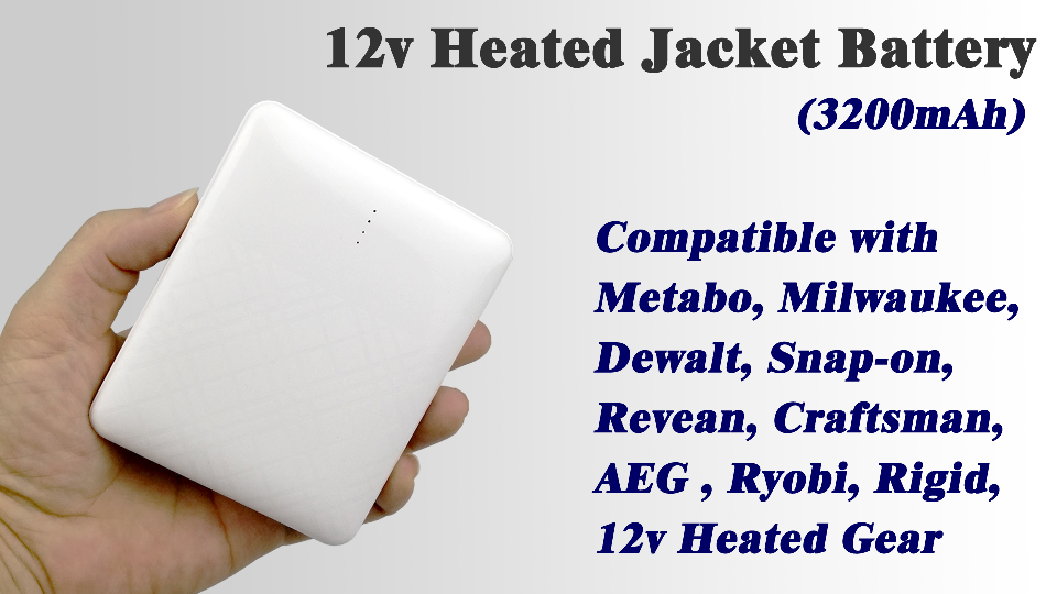 12V Heated Jacket Battery