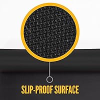 Vista 3 de US Cargo Control Camino de piso de neopreno de 27" x 20' - Negro