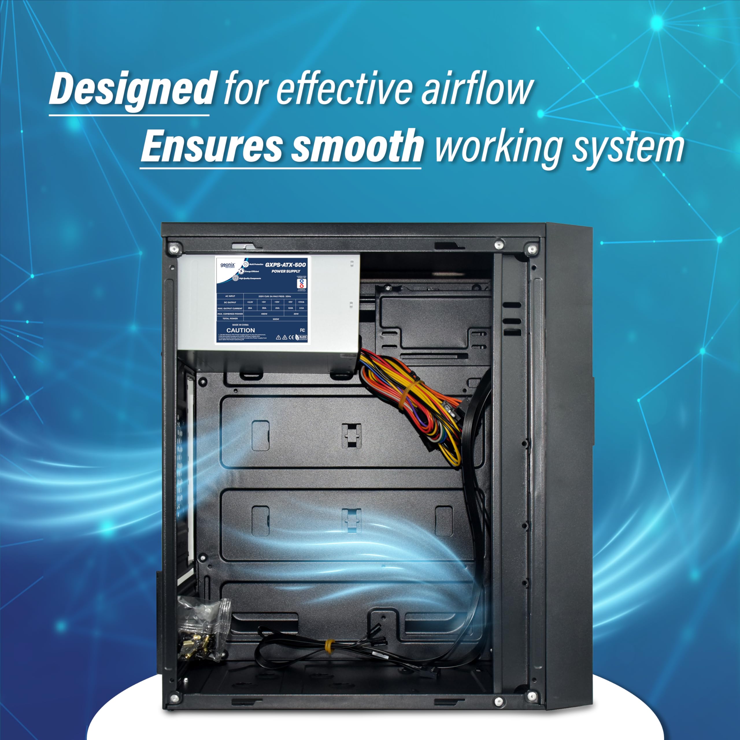 Amazon.in: Buy GEONIX Metal Gx-1715 Cabinet/Computer Case with