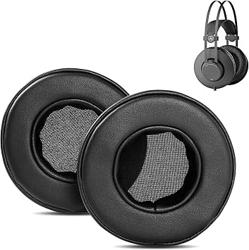 Premium Protein Leather Earpads Replacement for AKG K52 K72 K92 K240 Headphones Ear Cushions