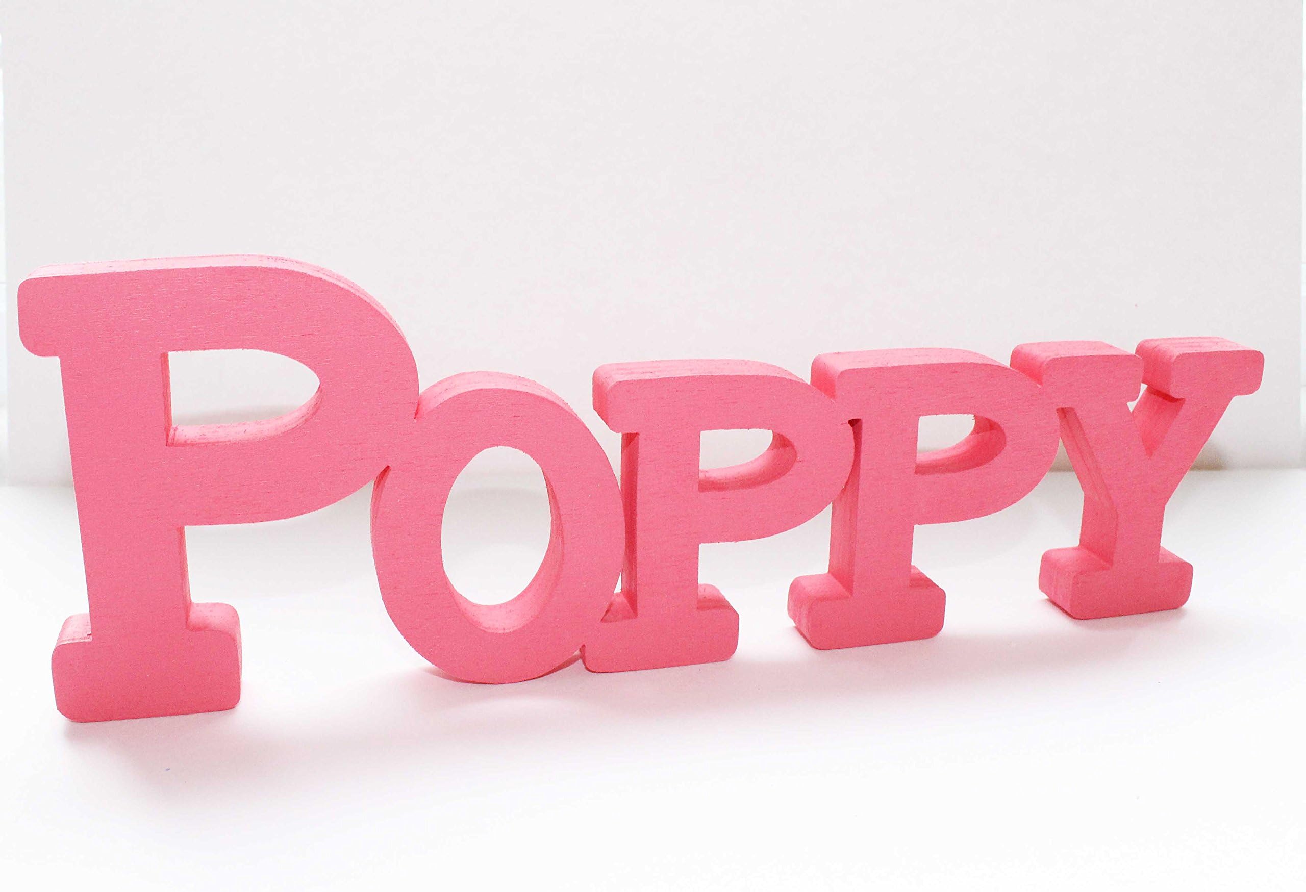 Personalised Name Freestanding Wooden Signfor Birthday Gift or Party Decoration Wedding Table centerpiece Christening Gift Contact the Seller via Amazon message to provide the name and colour