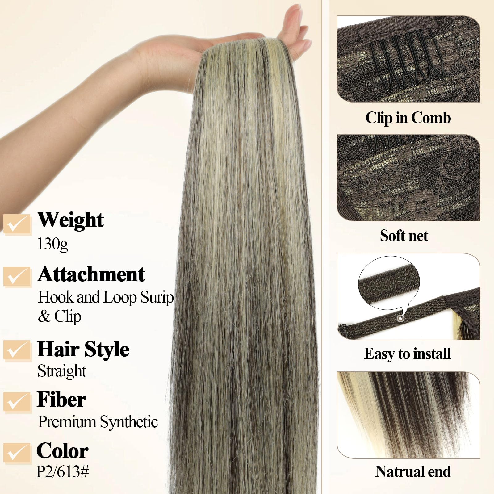 BEAUTY ON LINE Ponytail Extension - Image 2