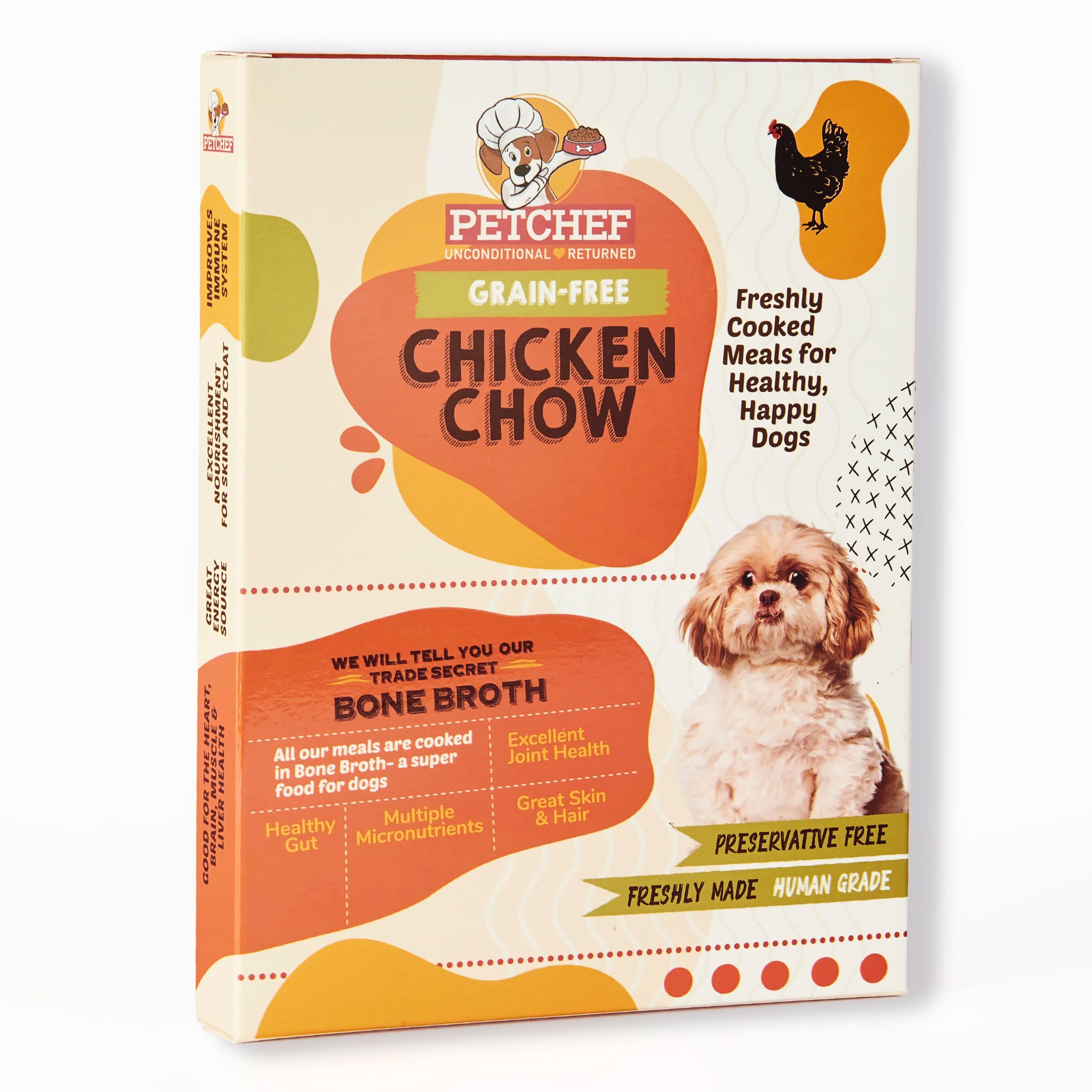 PetChefs Wet Dog Food|Grain-Free Chicken Chow & Brown Rice|Delicious wet Gravy|Natural and Grain-Free, No Artificial Flavours, Added Vitamins and Proteins|Dog Food for Adult and Puppy|Pack of 1x300gm (B0B4JJZ6LZ) Amazon Price History, Amazon Price Tracker