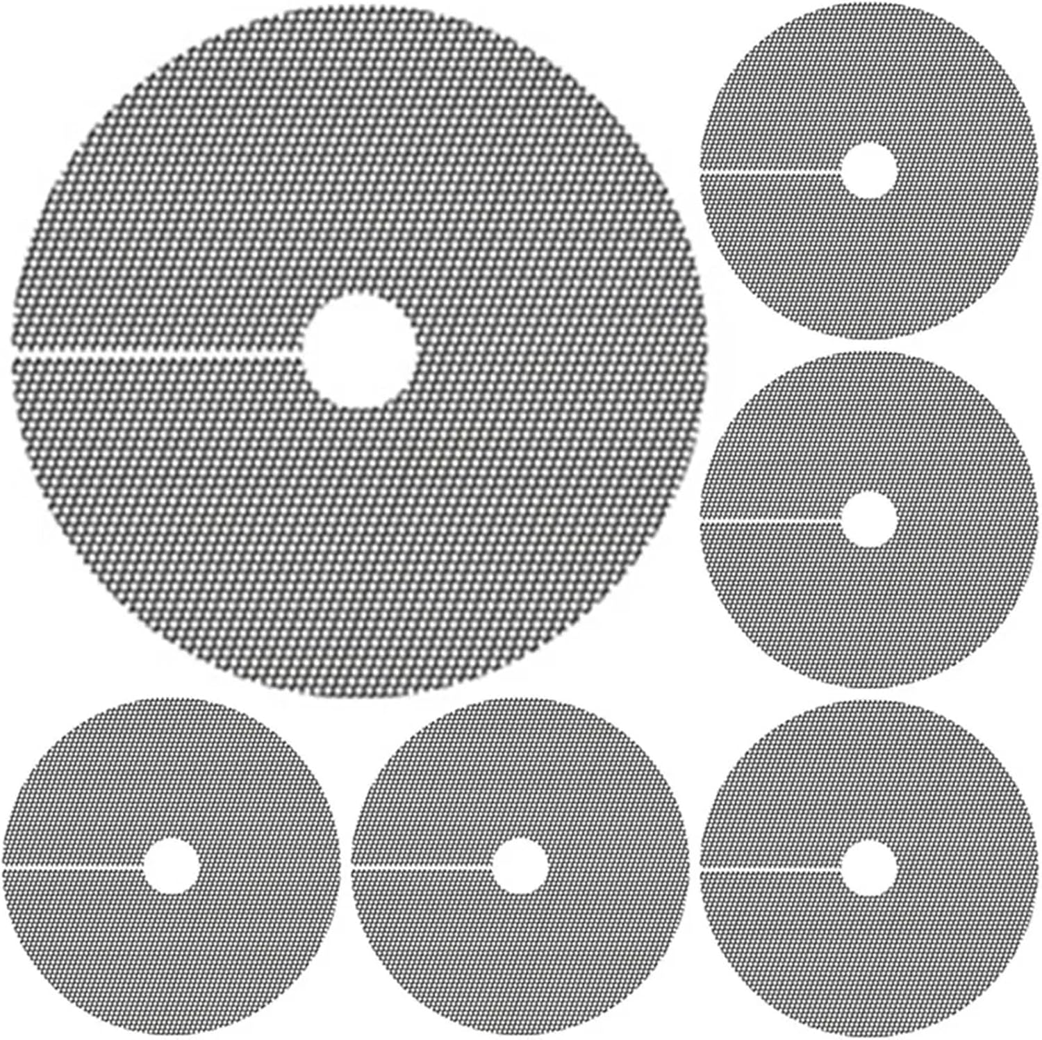 Plant Pot Cover 6 Pcs Plant Pot Grid Cuttable Flower Soil Cover Protection for Indoor Outdoor Potted Plants Guard for Outdoor Garden
