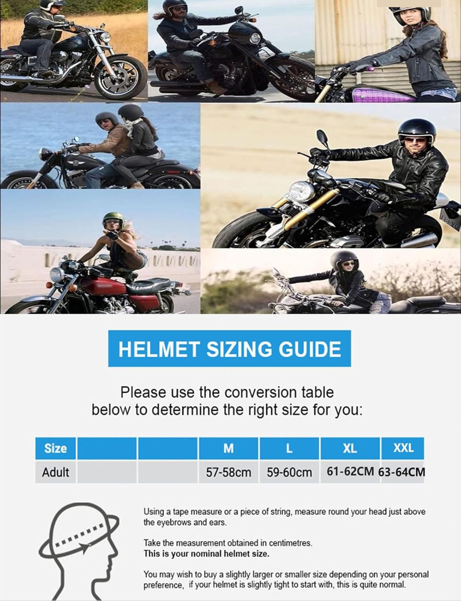 3/4 Casco Jet Capacete Moto Vintage con Gafas De Doble Capa Forro Cómodo Cascos Jet Homologado Dot/ECE Cascos Moto Adecuado para Adulto Hombre Mujer Casco Moto Vintage