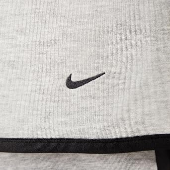 Nike Tech Men's Full-Zip Windrunner Hoodie (HV0949-063, Dark Grey Heather/Black) Size Large