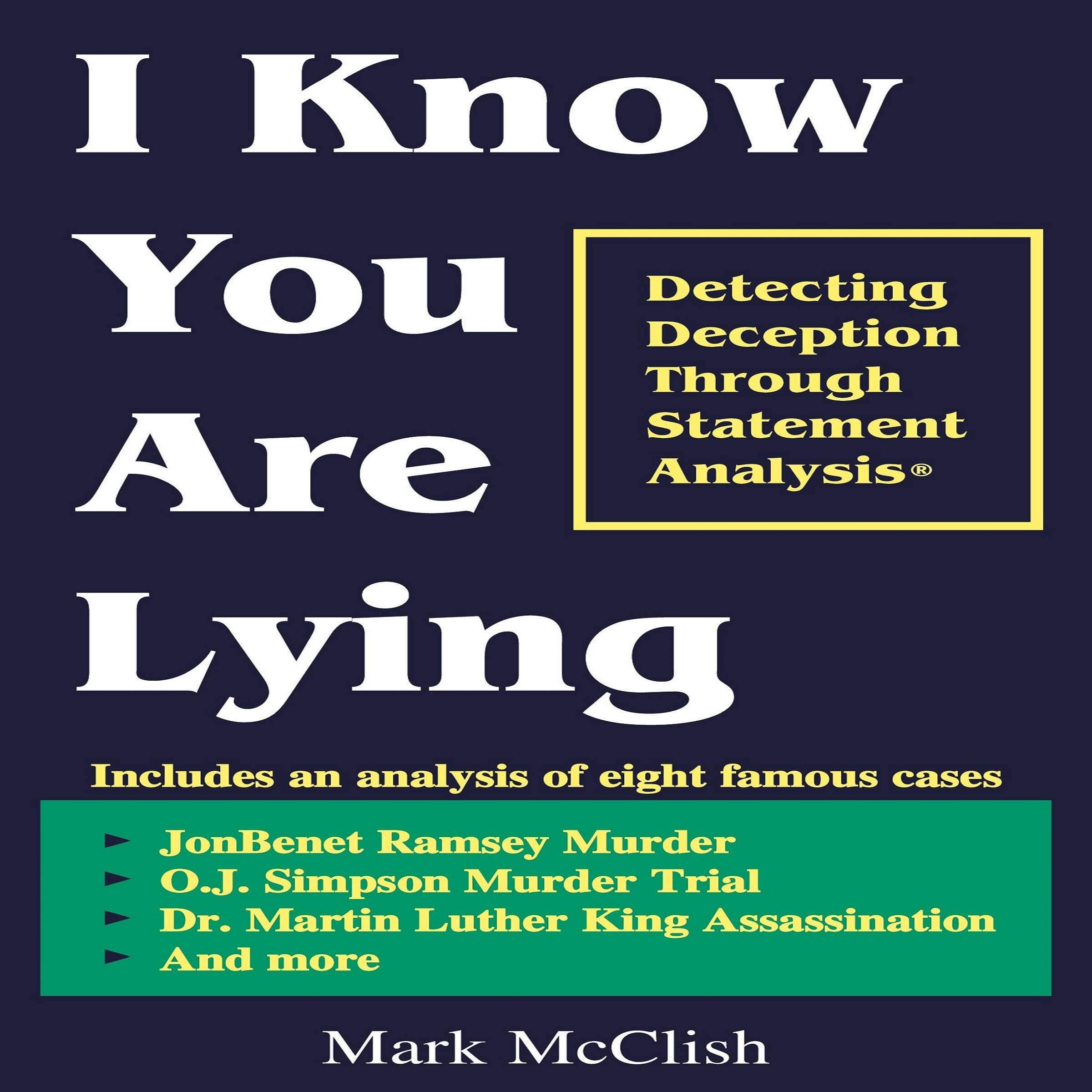 Cover art for I Know You Are Lying
