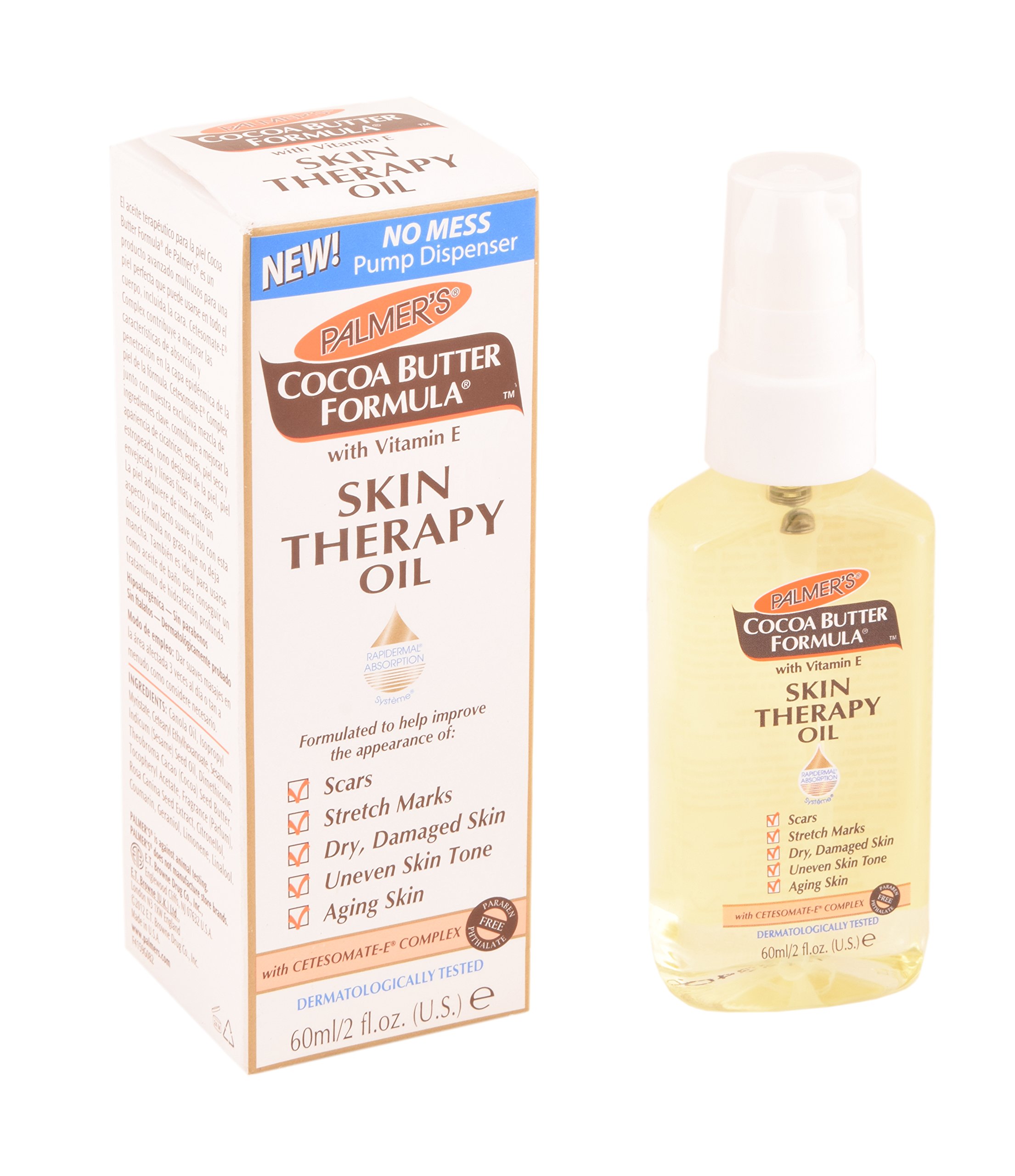 Palmer's Cocoa Butter Formula Skin Therapy Oil, 60ml (Pack of 2) 1