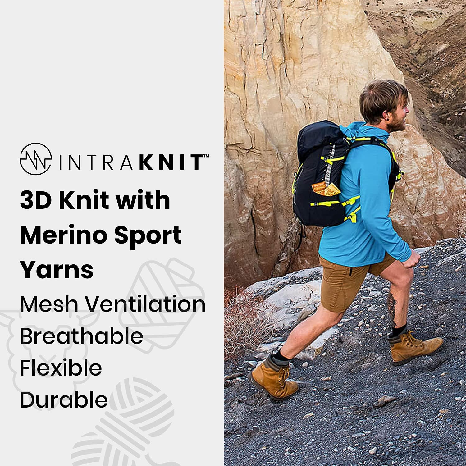 Miniatura 3 de Smartwool Sudadera con capucha Intraknit Merino 200 12 con cremallera para hombre, capa base de lana merina