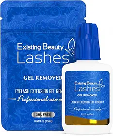 Eyelash Extension Remover and Lash Remover for Lash Extensions - Eyelash Glue Remover Dissolves Eyelash Extension Glue by Existing Beauty Lashes 15 ml