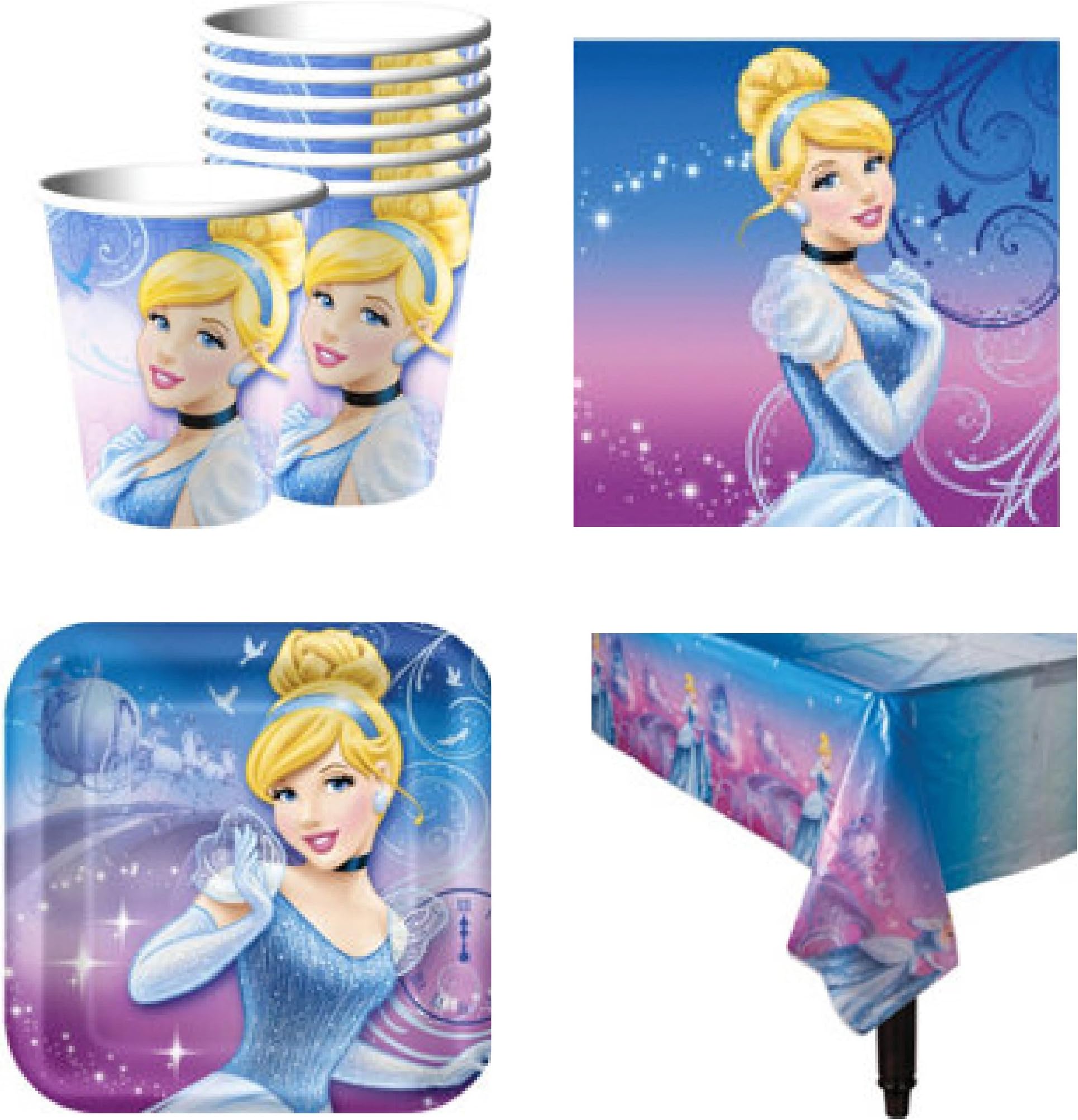 MyMasterpeaces Cinderella Party Pack for 16 Guests