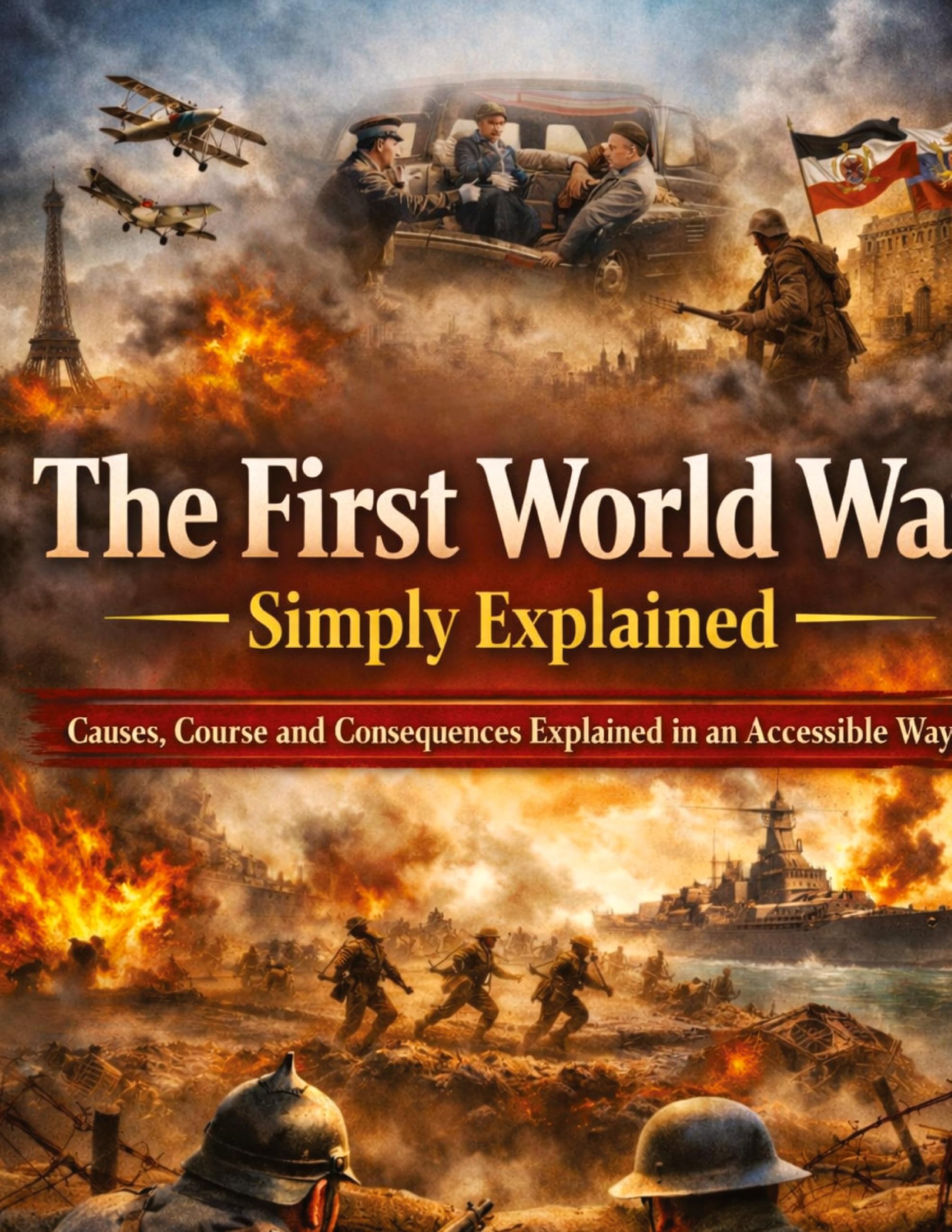 The First World War Simply Explained: Causes, Course and Consequences Explained in an Accessible Way