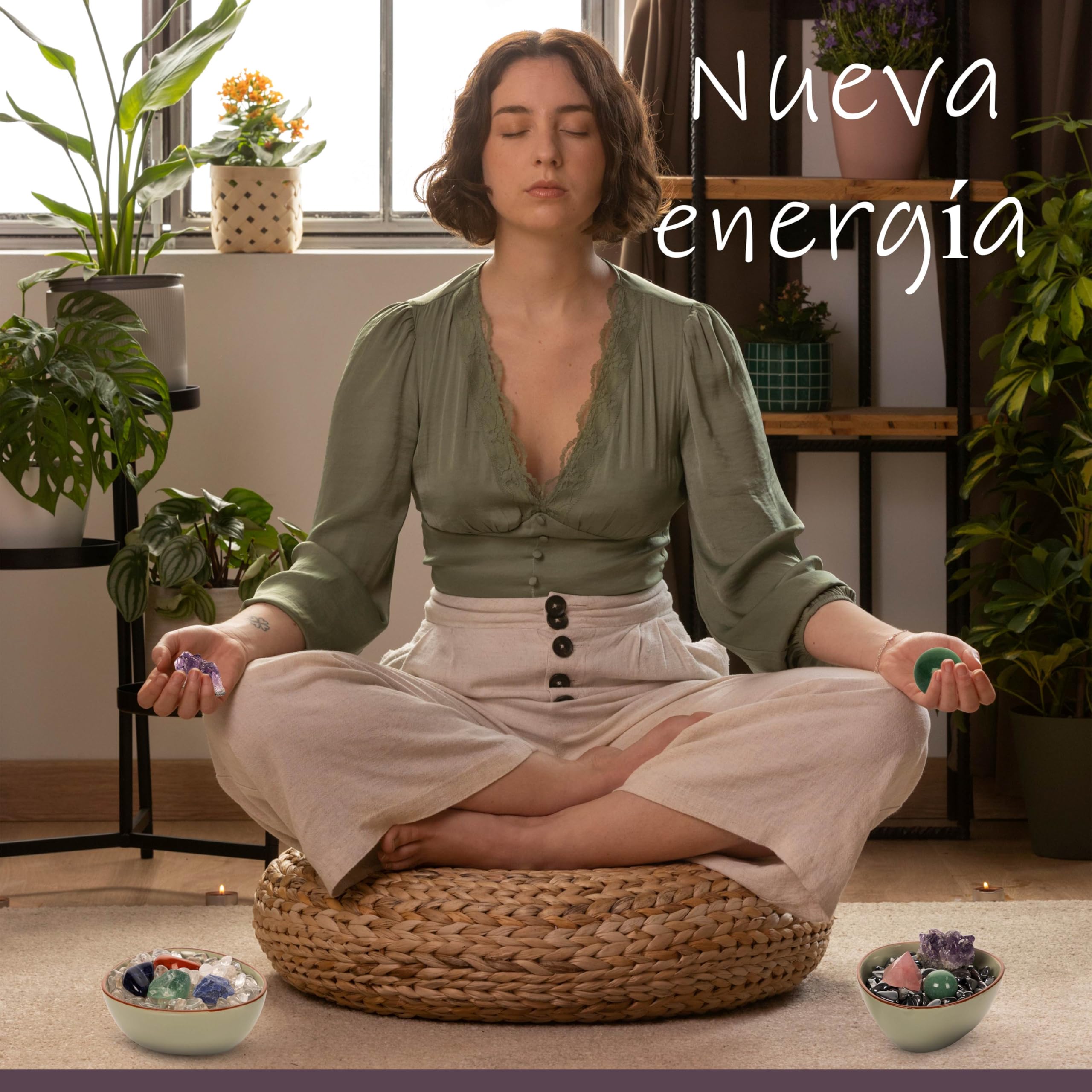 PURAJA Piedras de Carga y Descarga | Premium Hematita y Cuarzo Blanco | 100% Piedras Preciosas Genuinas | Mezcla Seleccionada a Mano | Para Cargar y Descargar Piedras Preciosas, Curativas y Pulidas
