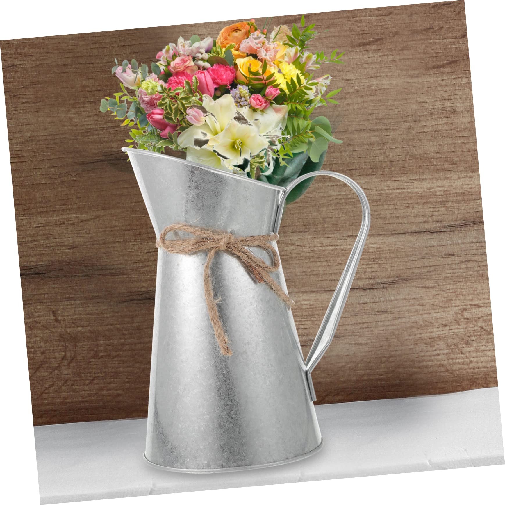 Amazon.co.jp: 1個 ブリキ バケツ ヴィンテージ 装飾 花瓶 ポット 