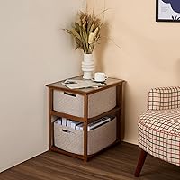 Vista 8 de Cestas grandes de almacenamiento para estantes, contenedores organizadores de armario para ropa, mantas, toallas, guardería de bebé, cestas