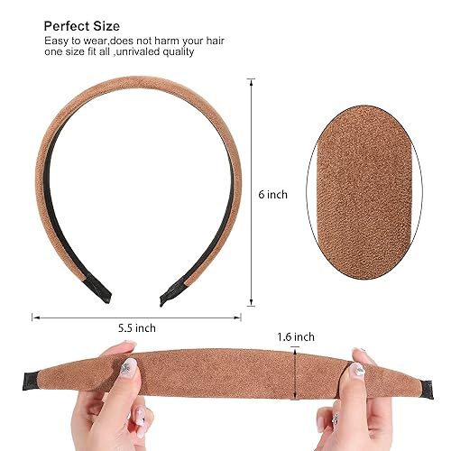 Miniatura 4 de Ivyu Diademas para mujer, diademas anchas antideslizantes y gruesas para mujer, regalos de moda para mujer