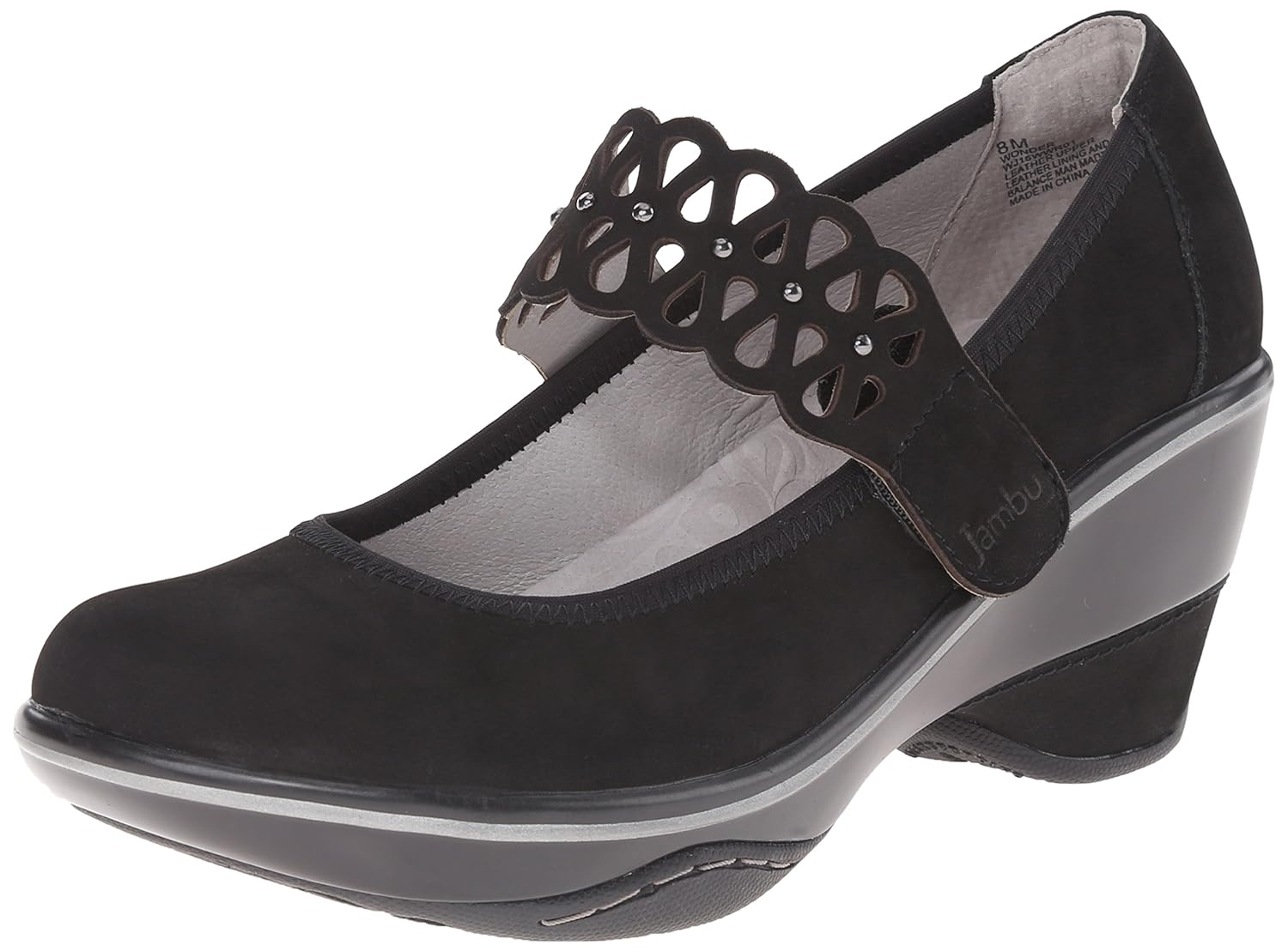 Buy Jambu Women's Wonder Platform Pump, Black, 10 M US at Amazon.in