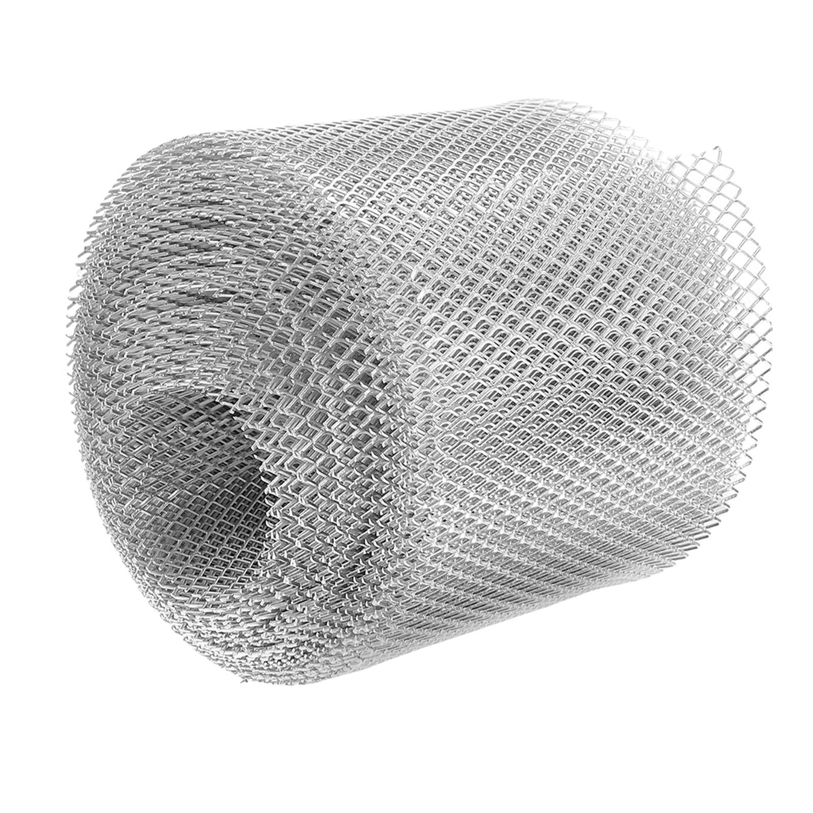 Laubfilter für Dachrinnen aus Aluminiumlegierung Universell Passend mit Einfacher Montage Dachrinnenschutz für Haus und Gewerbedachrinnen Silberfarben