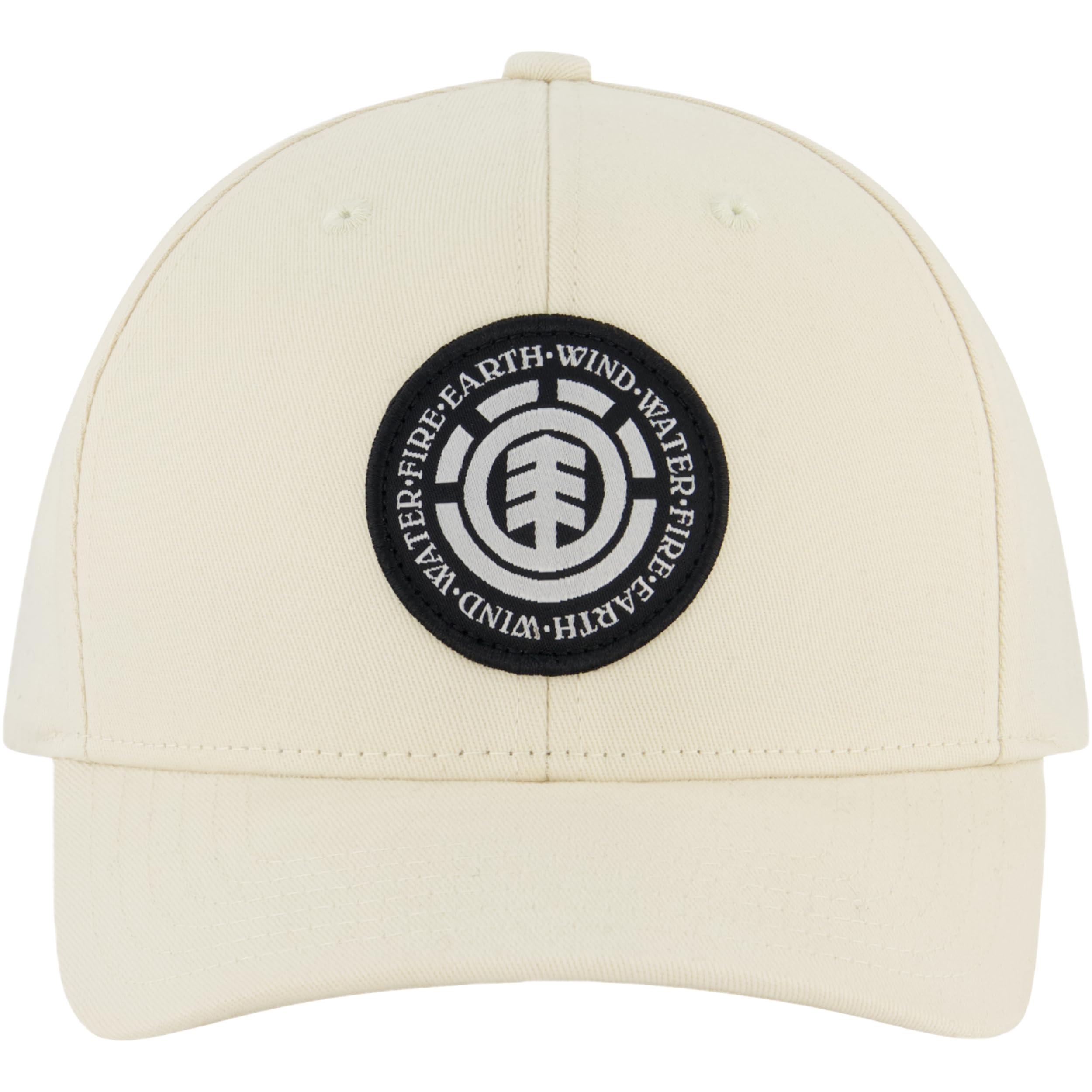 Concept One Element Baseball Hat, Adult Active Sport Cap with Curved Brim, Cream, One Size