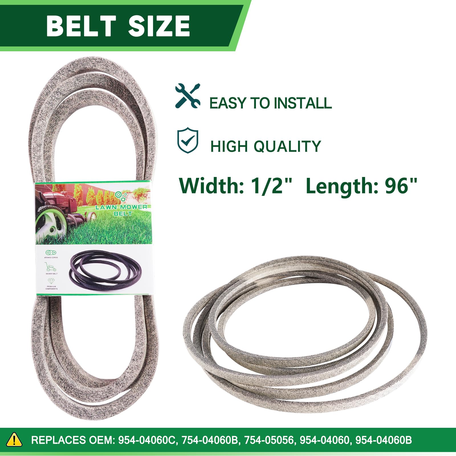 Kit de reconstrucción de cubierta de cortacésped compatible con Sears Craftsman modelo LT2000 de 42 pulgadas, incluye (2) husillos 918-04822 (2) poleas tensoras planas 756-04129 (2) cuchillas