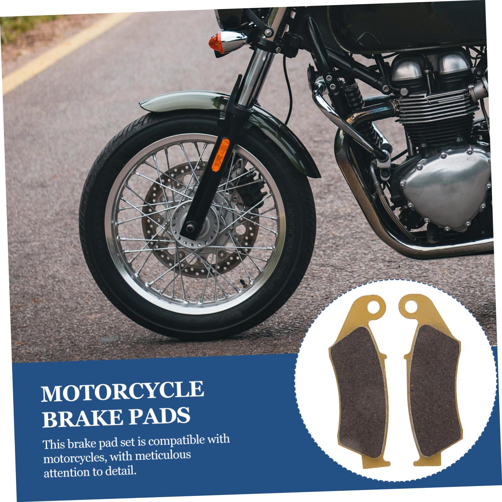 OUNONA 6 Sztuk Części Zamienne Do Motocykli Atv Klocki Hamulcowe Motocykl Klocek Hamulcowy Klocki Hamulcowe Motocyklowe Klocki Hamulcowe Do Motocykli Klocki Hamulcowe Wymiana Akcesoria