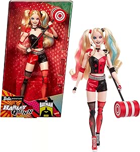 Amazon.com: Barbie Signature Harley Quinn Collector Doll with Posable