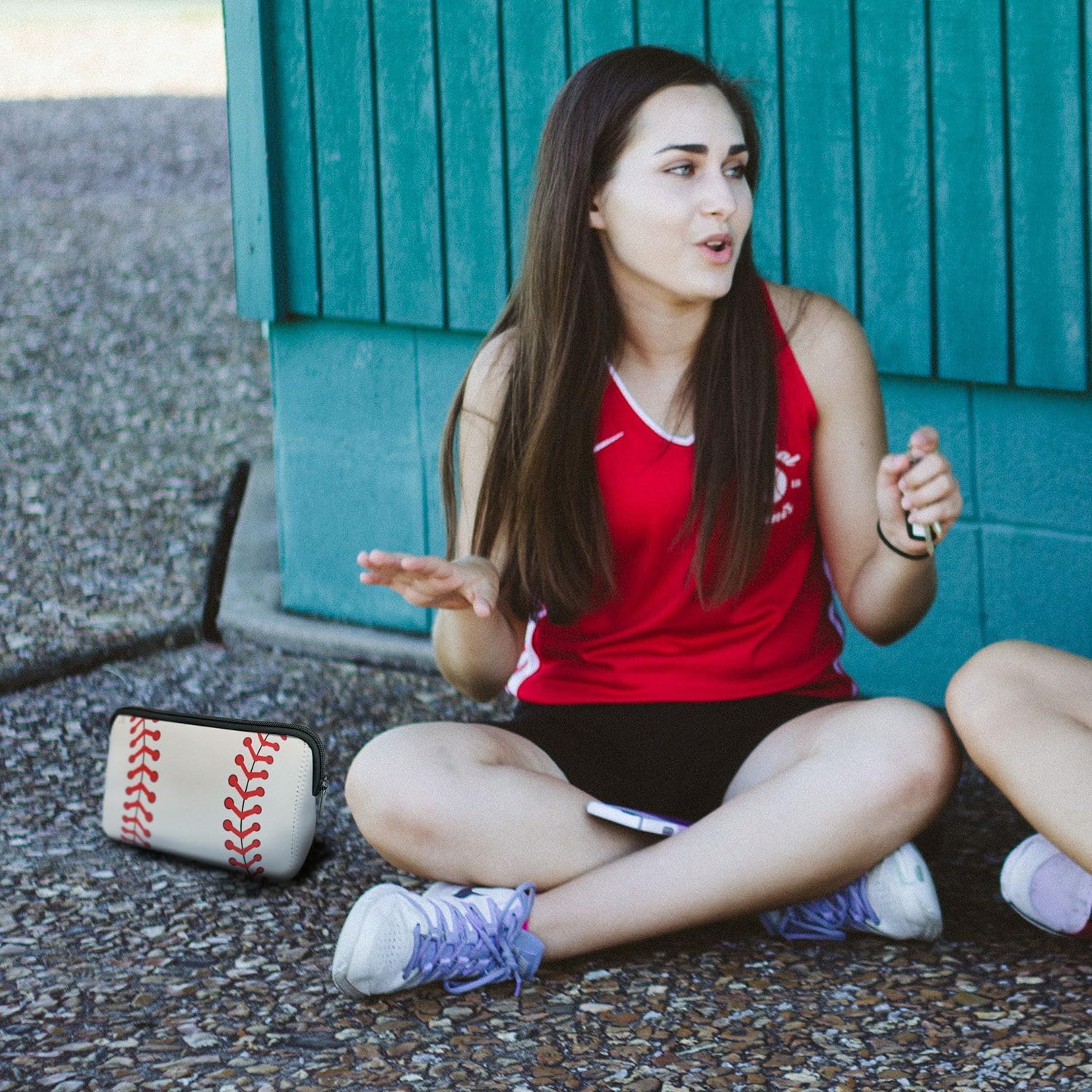 Cosmetic Bag Waterproof Neoprene Zipper Pouch Travel Portable Toiletry Makeup Bags Organizer Case for Women and Girls - Image 6