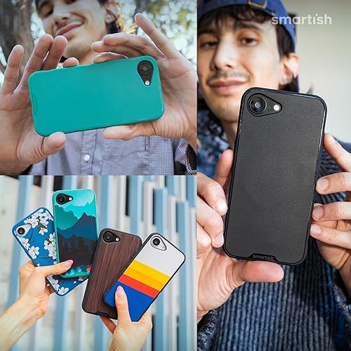 Miniatura 8 de Smartish® - Funda MagSafe para iPhone 16e, Gripmunk, funda delgada magnética [ligera + protectora], funda de agarre fina con forro de microfibra