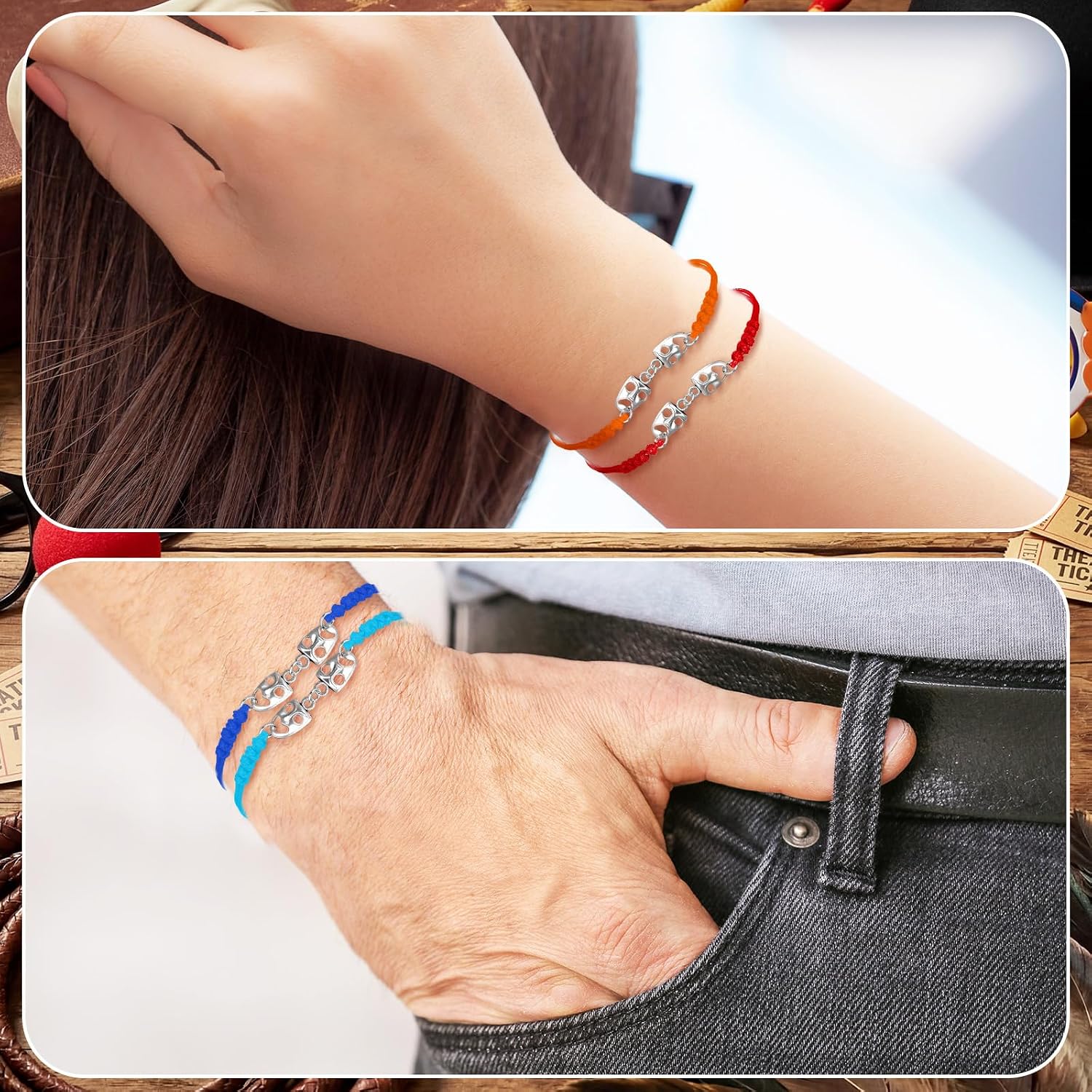 Landical 20 Pcs Theatre Gifts Drama Mask Bracelets for Women & Men