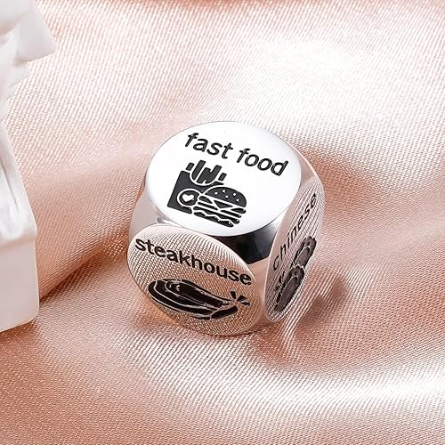 Miniatura 4 de Dados de decisión de alimentos, regalos de aniversario para novio, novia, regalos de cumpleaños para mujeres, hombres, parejas, regalos para marido,