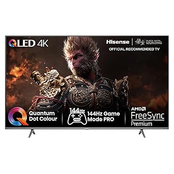 Hisense 55E7KQTUK 55-inch 144Hz QLED Gaming TV PRO