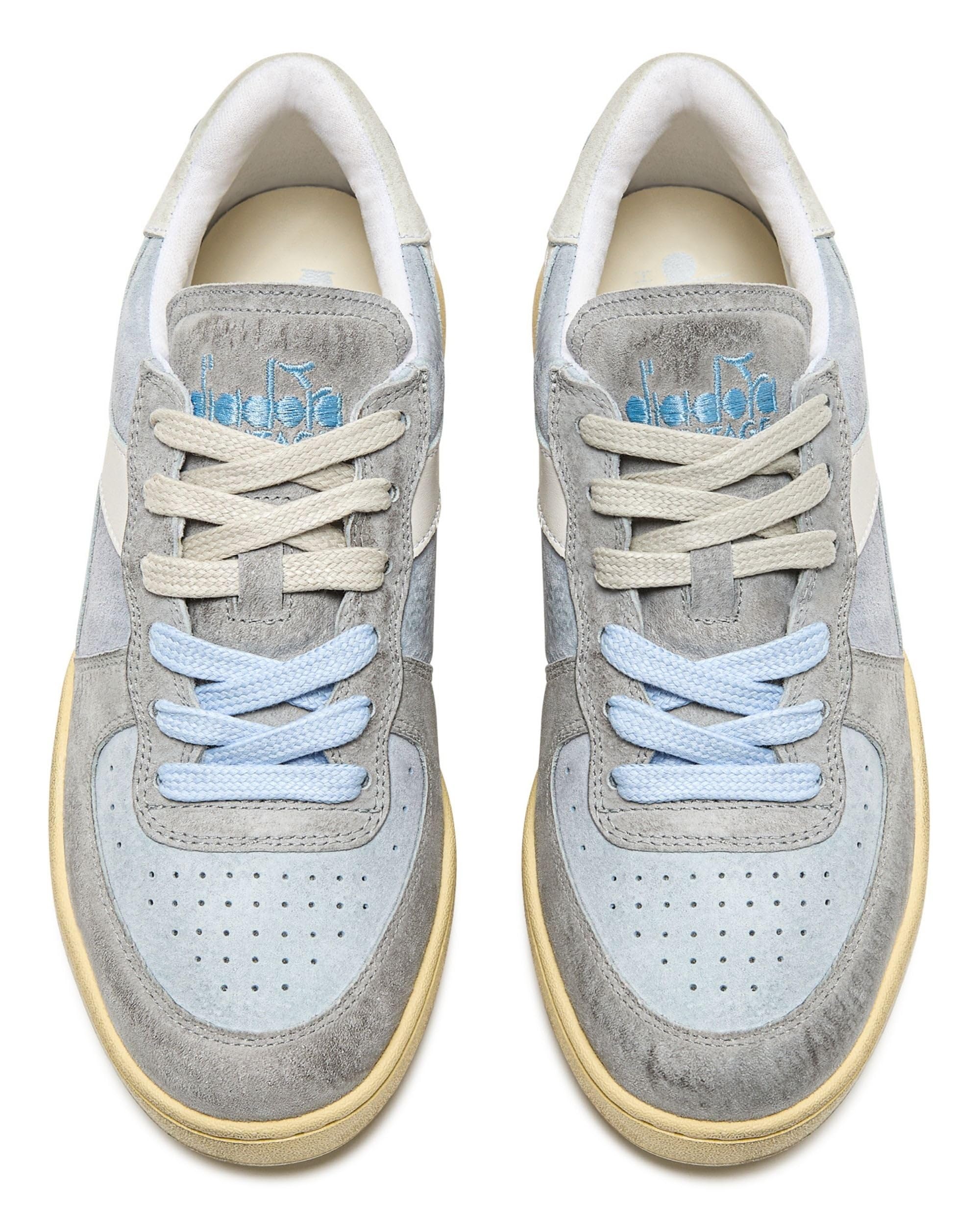 Diadora Heritage Zapatillas Mi Basket Suede Low 180912 Zapatillas Unisex Piel Azul