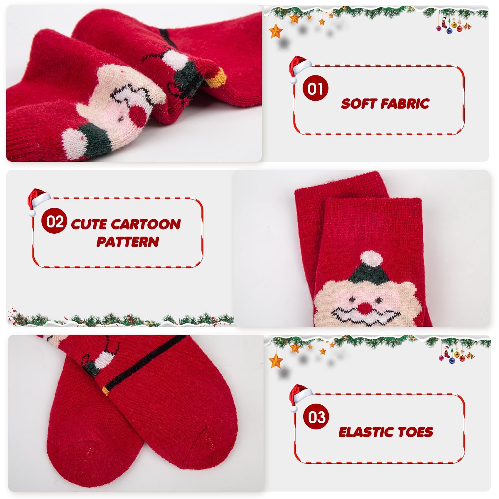 Wostock 5paia Calze Termiche da Donna, Calzini Lana Donna Vintage di Lana Invernali Traspirazione per Casuale