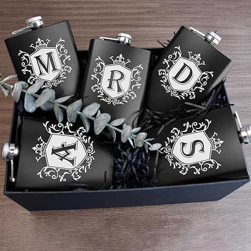 Miniatura 5 de Regalos con monograma para hombres, regalos iniciales personalizados, regalos de padrinos de boda, regalos de Navidad, regalos de cumpleaños para