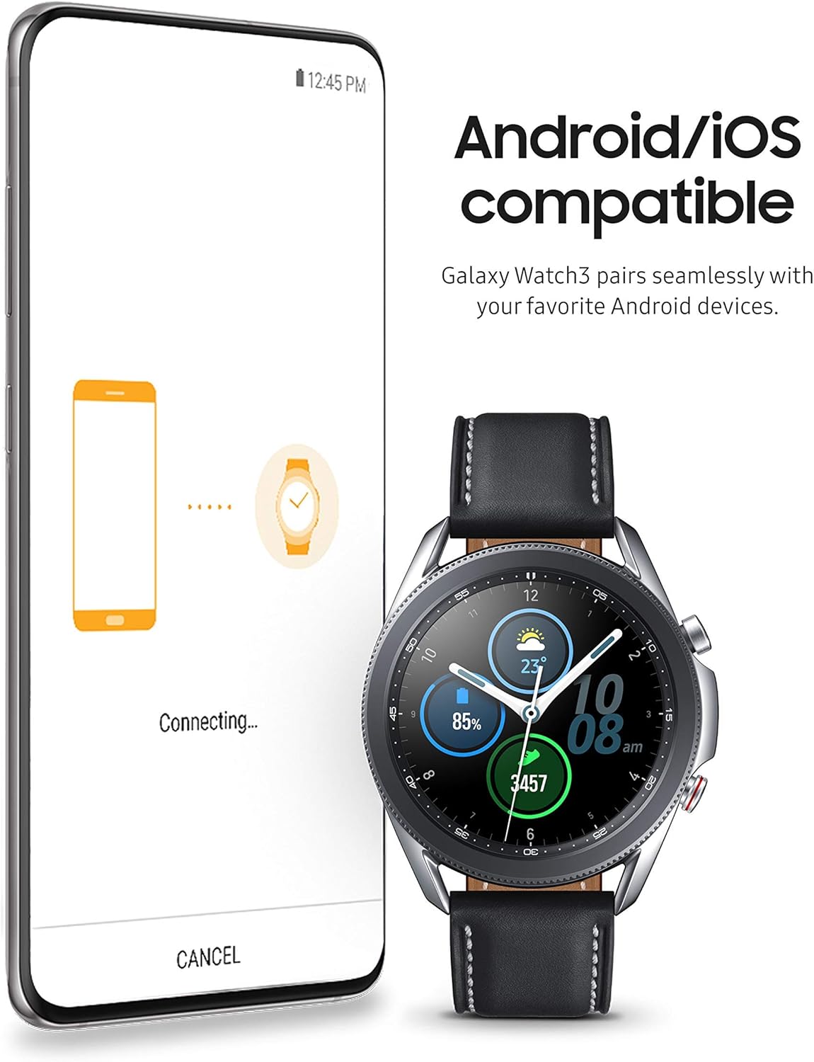 Miniatura 8 de Samsung Galaxy Watch3 Watch 3 GPS Bluetooth LTE Smart with Advanced Health Monitoring Fitness Tracking and Long Lasting Battery Renewed