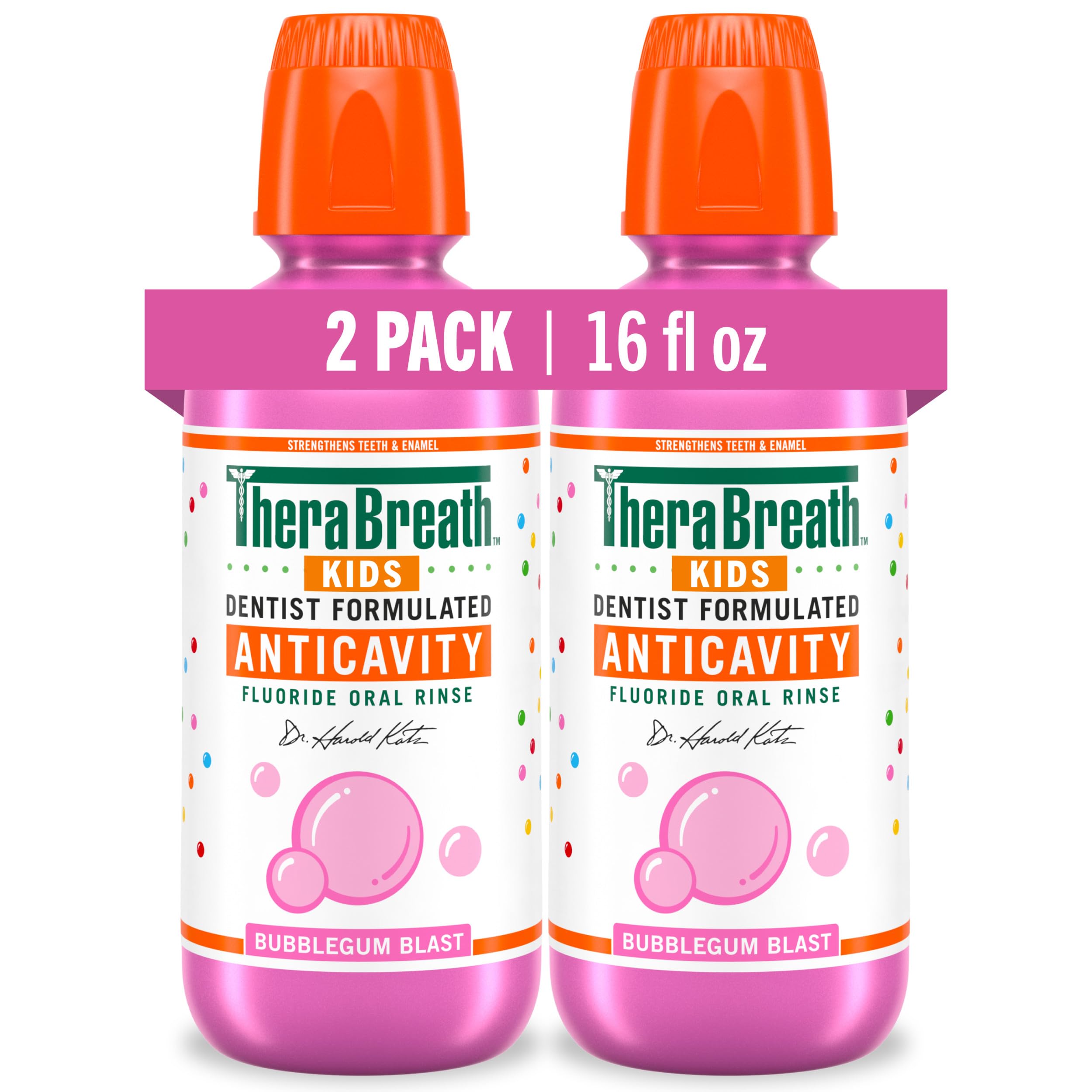 TheraBreath Kids Anticavity Bubblegum Blast