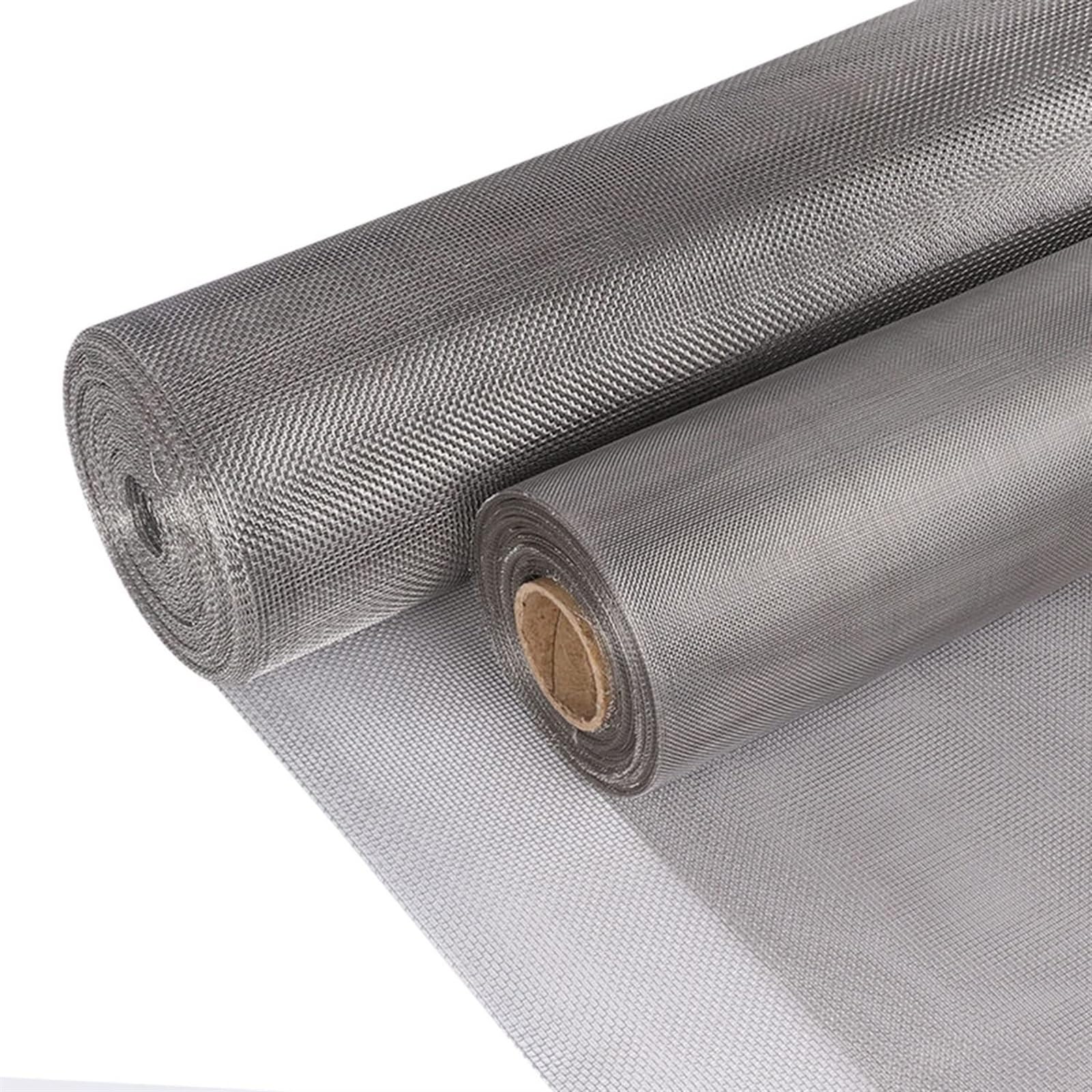 Maille fine en acier inoxydable 30/80 - 1 x 3 m - Filtre en métal pour la maison et le jardin