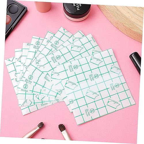 200 Pcs Disposable Makeup Mixing Palette Stickers Adhesive Hand Palette for Cosmetic Mixing for Professional Makeup Artists and Beauty Enthusiasts