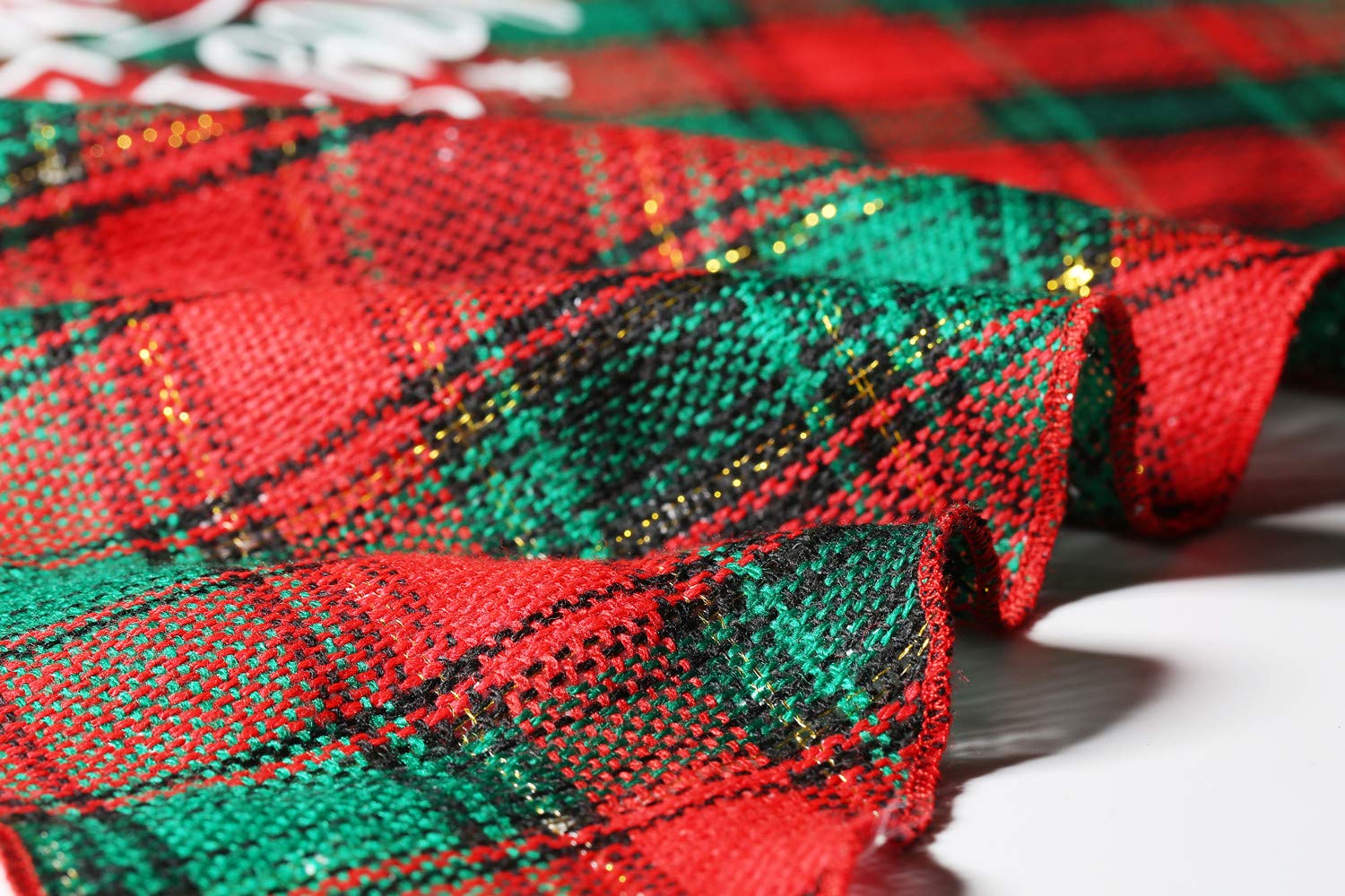 Bandana de Navidad para perros, paquete de 2 pañuelos a cuadros para perros para vacaciones de Navidad