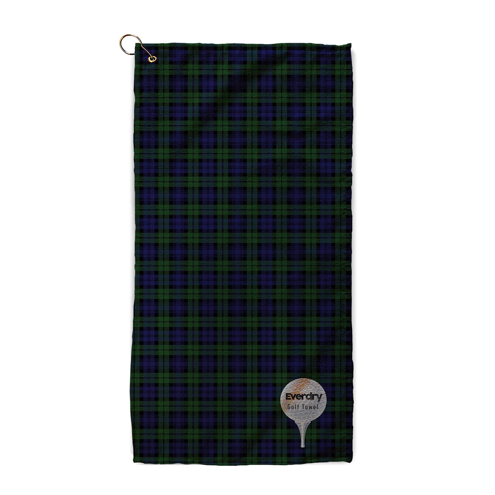 L&S PRINTS FOAM DESIGNS Tartan - Traditional Black Watch - Golf Towel