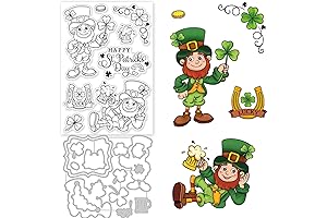 GLOBLELAND St Patrick's Day Stamps and Die Cuts: Celebrate the Holiday with Style