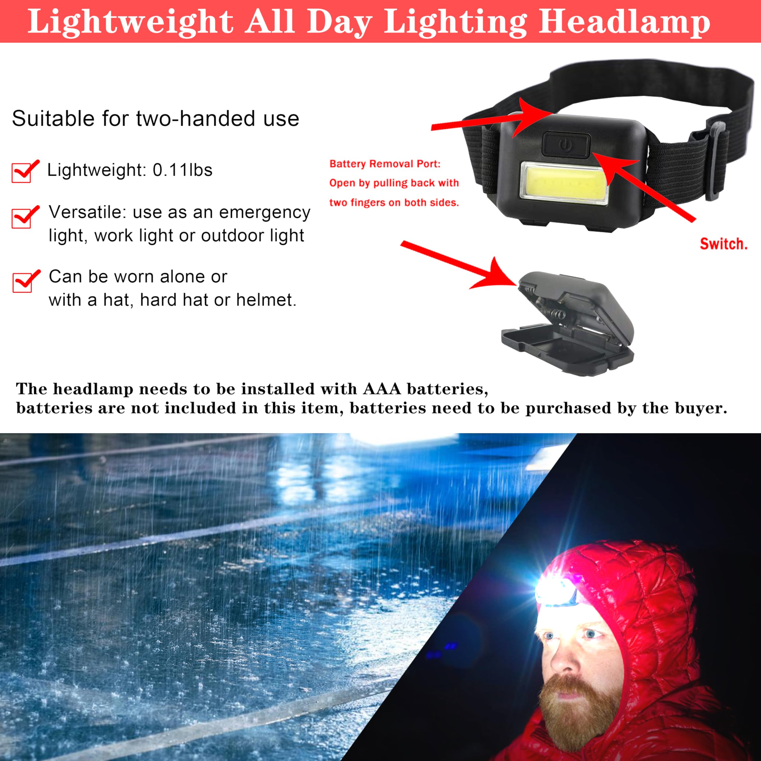 LIANXIN Emergency Roadside Kit for Car - Roadside Safety Tool Kit,with Jumper Cables Car Kit Headlamp Folding Shovel Safety Hammers Tow Rope, Emergency Roadside Car Kit