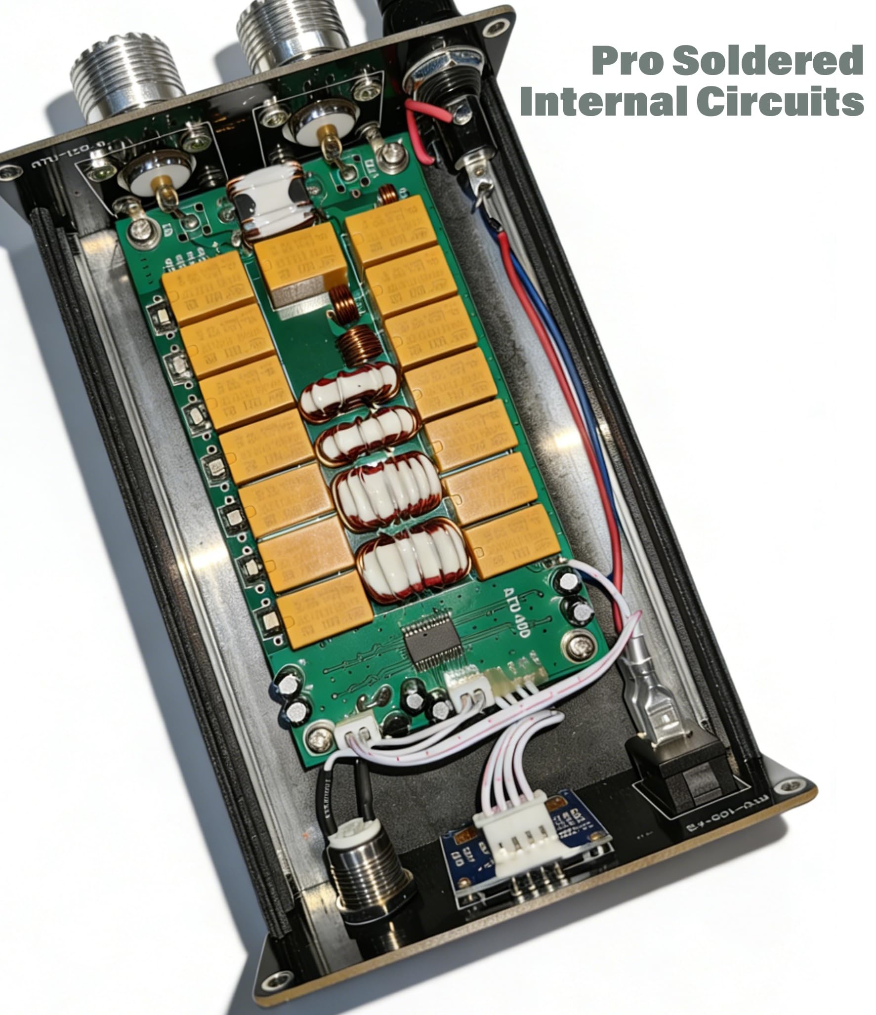 Amazon.co.jp: ATU-100 自動アンテナチューナー ハム無線用 1.8-55MHz
