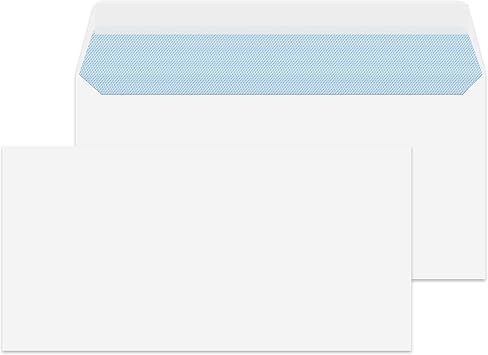 Blake Purely Everyday DL 110 x 220 mm 100 gsm Peel & Seal Wallet Envelopes 23882/250  White - Pack of 250