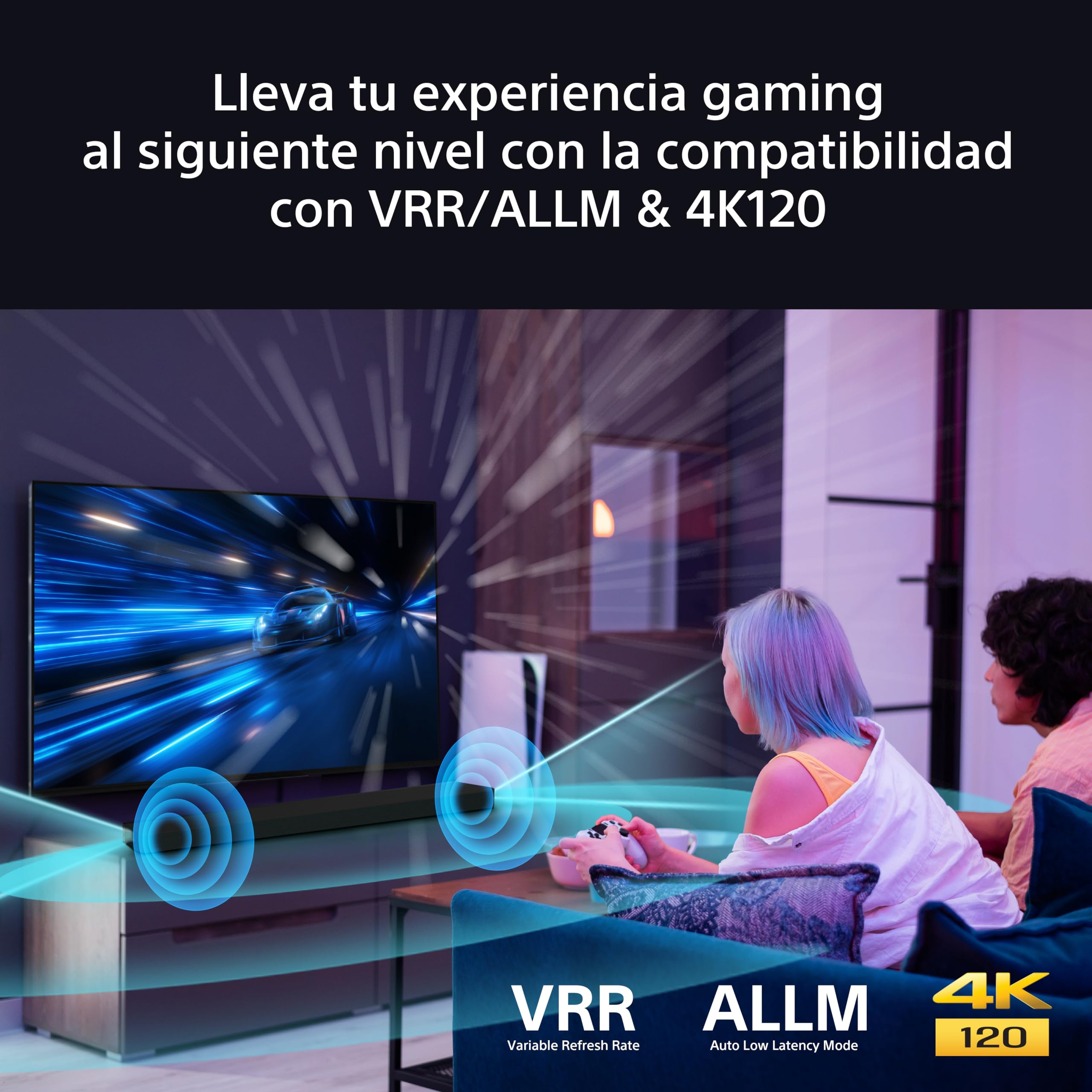 SONY BRAVIA Theatre Bar 8 – Barra de Sonido TV, Dolby Atmos® 11 Altavoces, Wi-Fi®, Bluetooth®, 360 Spatial Sound Mapping, Modelo 2024