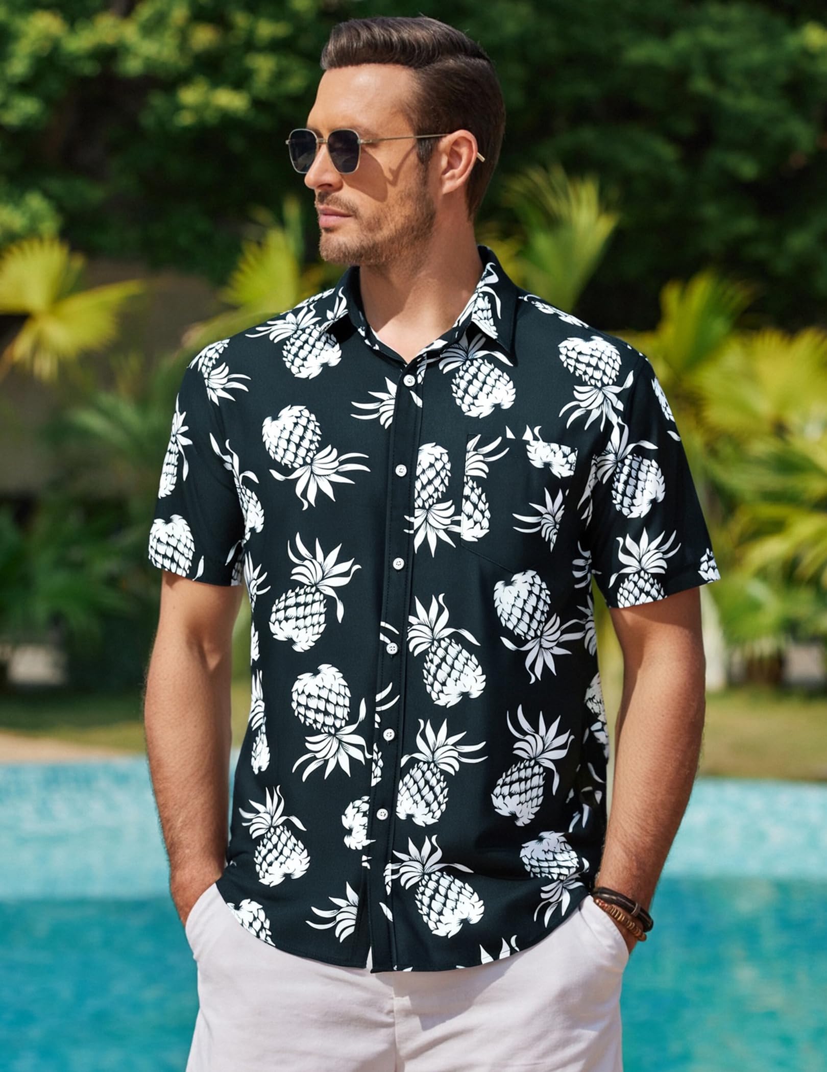 COOFANDY Casual Casual Uomo (Pacco da 1)