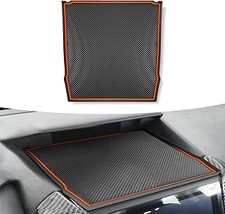 Yonput Pack-1 Car Dashboard Mat, Dashboard Anti Slip Mat, Anti Dust Mat Center Console Liner Mat, Suitable for Subaru Forester 2019-2023 Crosstrek/Impreza 2018-2023 (Orange)