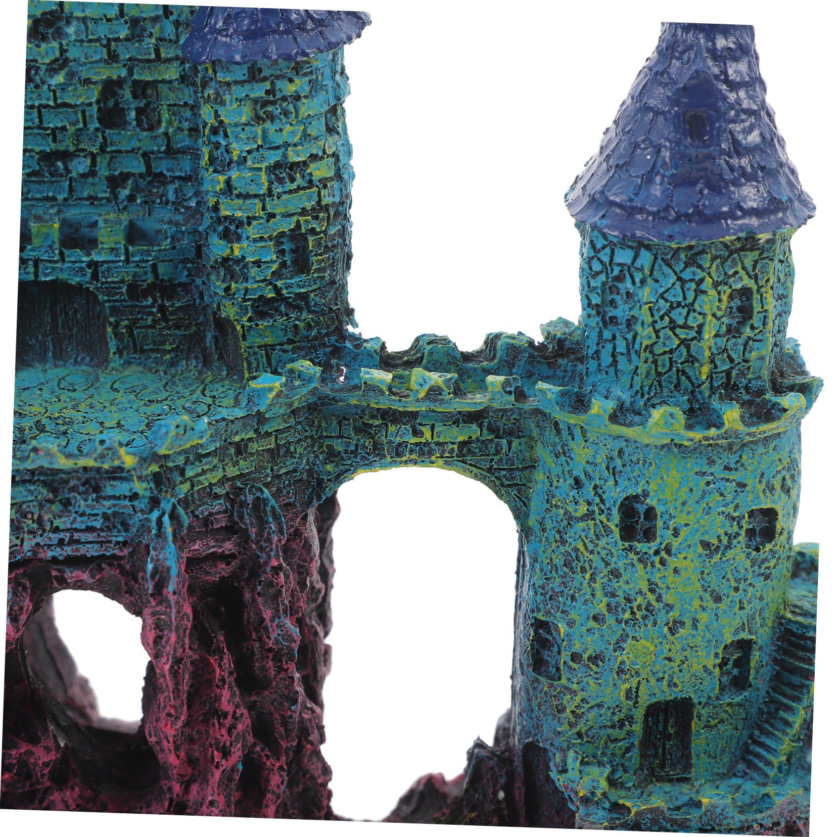 GALPADA Decorazione per acquario in Materiale Artigianale Ornamento Paesaggistico Realistico per Vasche Pesci Accessorio Chic e Facile da Pulire per Ambienti Domestici e Uffici